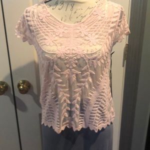 NWT say what sheer summer top